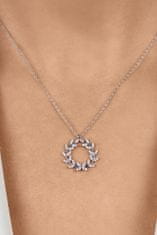 Brilio Silver Nádherný strieborný náhrdelník so zirkónmi NCL120W