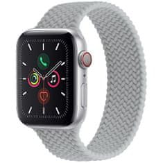 4wrist Elastický silikonový řemínek pro Apple Watch 42/44/45/49 mm - Grey