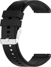 4wrist Silikonový řemínek pro Huawei Watch GT 2/GT 3 - Black