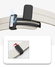 4wrist Silikonový řemínek s magnetickou sponou pro Apple Watch 38/40/41 mm - Black