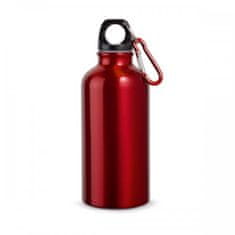 Foxter  0995 Športová fľaša na vodu s karabínou Al, 500 ml červená