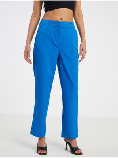 Vero Moda Elegantné nohavice pre ženy VERO MODA - modrá