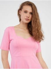 Pieces Šaty na denné nosenie pre ženy Pieces - ružová XS
