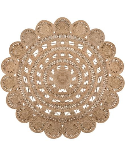 Flair Kusový koberec Handmade Jute Eden kruh