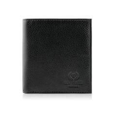 PAOLO PERUZZI Malá dámska kožená peňaženka IN-28-BL BLACK