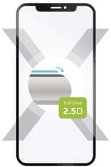 Ochranné tvrdené sklo Full-Cover pre Apple iPhone 15 Pro, lepenie cez celý displej, FIXGFA-1202-BK, čierne
