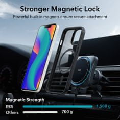 ESR MagSafe HaloLock - iPhone 14 / iPhone 13 - priehľadný čierny