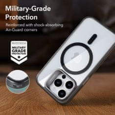 ESR Stand ring HaloLock - iPhone 14 Pro Max - priehľadný čierny