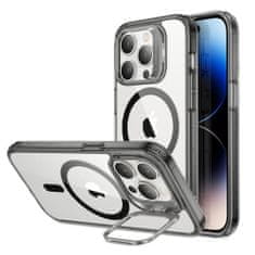 ESR Stand ring HaloLock - iPhone 14 Pro - priehľadný čierny