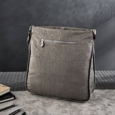 Bag Street Dámska taška cez rameno postbag sivá nylon