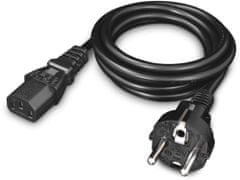 Yenkee napájecí kábel PC YPC 571, 1.5m, čierna