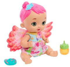 Mattel My Garden Baby Bábätko - plameniak s ružovými vlasmi GYP09