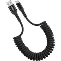 Yenkee YCU 500 BK Krútený kábel USB A/C