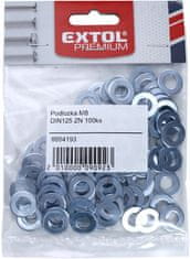 Extol Premium Podložka DIN125 ZN, 150ks, M6, EXTOL PREMIUM