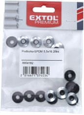 Extol Premium Podložka EPDM, 30ks, 4,8x14, EXTOL PREMIUM