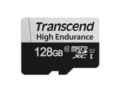 Transcend 128GB microSDXC 350V UHS-I U1 (Class 10) High Endurance pamäťová karta, 95MB/s R, 45MB/s W