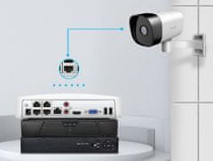 Tenda IT7-PRS-4 - Vonkajšia PoE 4Mpx kamera, OnViF, detekcia pohybu + zvuku, nočné videnie, mikrofón, H.265