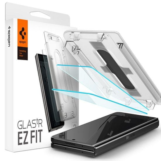 Spigen 2x Temperované sklo Spigen "EZ FIT" 2-BALENIE GALAXY Z Fold5 - Transparentná KP27735