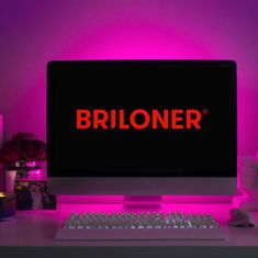 BRILONER BRILONER USB Smart RGB LED pásik s hudobným senzorom 500 cm 0,05 W biele BRILO 2309-150