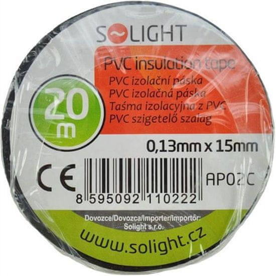 Solex Páska izolačná PVC 15mmx20m čierna AP02C