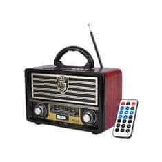 Solex Rádio prenosné MEIER M-113BT BROWN retro