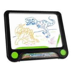 Solex Tabuľa na kreslenie pre deti GLOW DRAWING BOARD dinosaury