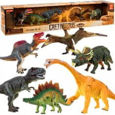 Kruzzel Sada dinosaurov 6ks 7x13cm CRETACEOUS pohyblivé figúrky