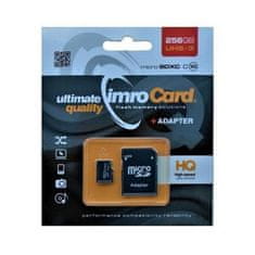 Solex Karta micro SD+adaptér 256GB class10 IMRO UHS-3