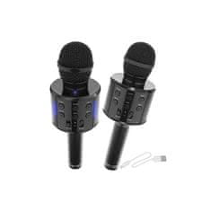Solex Mikrofón ručný WS-858 BLACK Karaoke