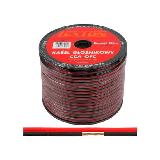Solex Reprokábel 2x1,5mm KLS1,5 červeno-čierny