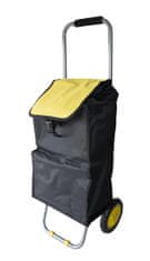 M.A.T Group taška nákupná RIO 25l, nosnosť 20 kg ČIER/ŽL