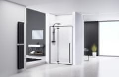 REA Sprchové dvere FARGO 110 - čierne matné