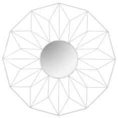 Tutumi Zrkadlo Dvanásťuholník - biele 58 cm