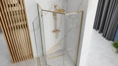 REA Sprchovací kút DIAMOND 90x90 - zlatá