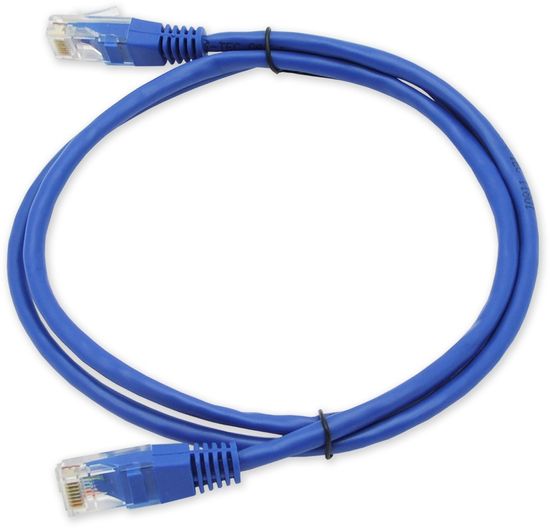 LAN-TEC PC-201 C5E UTP/1M - modrá - propojovací (patch) kabel