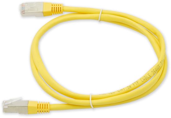 LAN-TEC PC-400 5E FTP/0,5M - žlutá - propojovací (patch) kabel