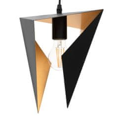 Toolight GEOMETRICKÁ ČIERNA Trojuholníková stropná lampa APP253-1CP