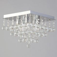 Toolight Krištáľová stropná lampa Plafond APP515-4C Cristal