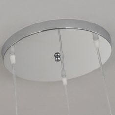Toolight Krištáľové stropné svietidlo APP510-3CPR Silver