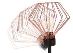 Toolight Dvojitá kovová plafónová lampa APP535-2C Pink Gold