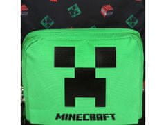 sarcia.eu Školský batoh Minecraft pre chlapca, zelený batoh 36x27x12 cm 
