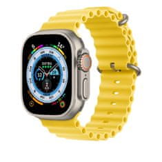 RhinoTech řemínek Ocean pro Apple Watch 42/44/45/49mm žlutá (RTACC404)