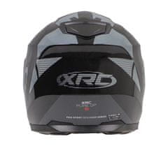 XRC Helma na motorku matt black/grey veľ. XL