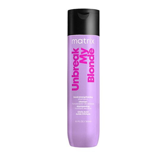 Matrix Posilňujúci šampón pre zosvetlené vlasy Total Results Unbreak My Blonde ( Strength ening Shampoo)
