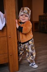 Little Angel Čiapka podšitá Outlast - hnedá medvedi/sv.hnedá 6 | 54-57 cm