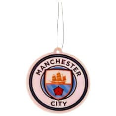 FAN SHOP SLOVAKIA Vôňa do auta Manchester City FC, Obojstranný znak klubu, 7x7 cm