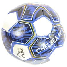 FAN SHOP SLOVAKIA Mini Lopta Chelsea FC, modro-biela, mäkká, priemer 10 cm