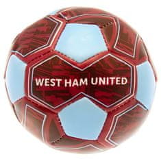FAN SHOP SLOVAKIA Mini Lopta West Ham United FC, hnedo-modrý, mäkký, priemer 10 cm