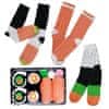 Veselé ponožky - set sushi