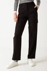 Vero Moda Dámske nohavice VMZELDA Straight Fit 10294763 Black (Veľkosť 34/34)
